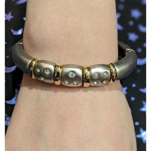 Matte Silver Dice Bracelet